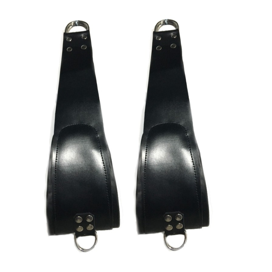 Mr. Sling Set De 2 Supports Pieds En Cuir Pour Sling + 2 Mousquetons - 60cm - The Red 2 Mr. Sling Set De 2 Supports Pieds En Cuir Pour Sling + 2 Mousquetons - 60cm - The Red – Image 2