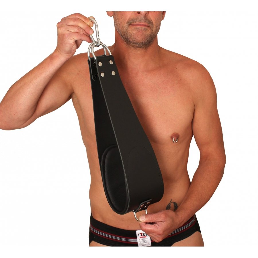 Mr. Sling Set De 2 Supports Pieds En Cuir Pour Sling + 2 Mousquetons - 60cm - The Red 4 Mr. Sling Set De 2 Supports Pieds En Cuir Pour Sling + 2 Mousquetons - 60cm - The Red – Image 4