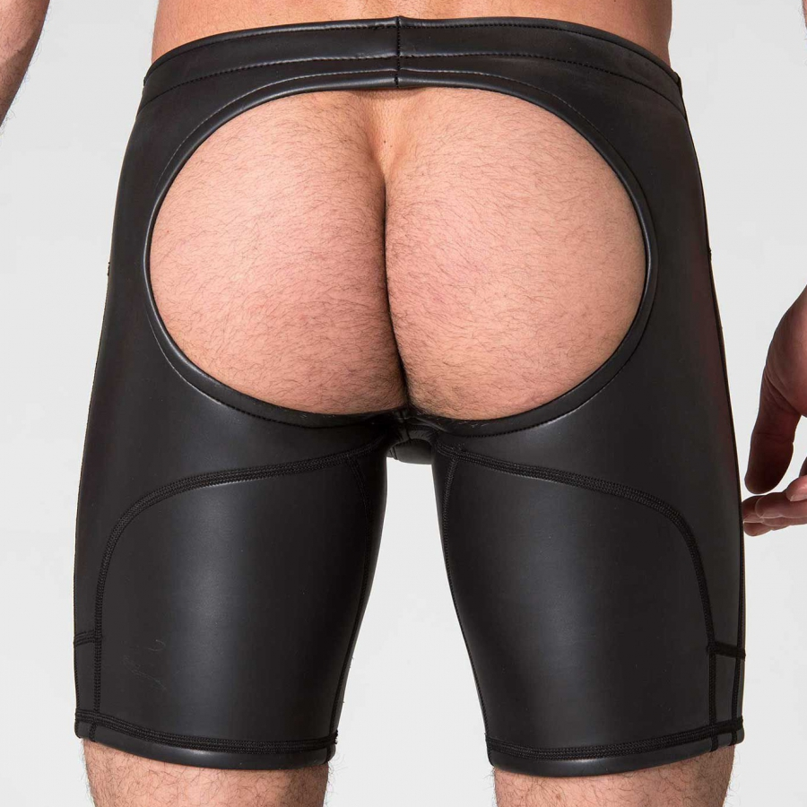 665 Short Bottomless En Néoprène NEO OPEN Noir 2 665 Short Bottomless En Néoprène NEO OPEN Noir – Image 2