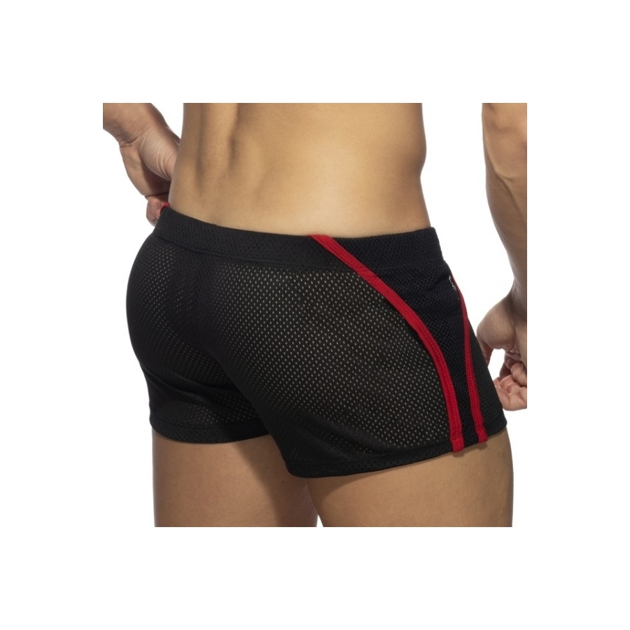 AD Fetish Short COMBI MESH Noir-Rouge 2 AD Fetish Short COMBI MESH Noir-Rouge – Image 2