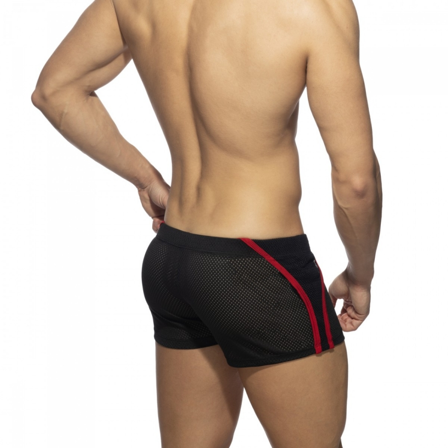 AD Fetish Short COMBI MESH Noir-Rouge 5 AD Fetish Short COMBI MESH Noir-Rouge – Image 5