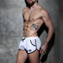 AD Fetish Short KANGOO Mesh Blanc 9 AD Fetish Short KANGOO Mesh Blanc -FÉMINITÉS boutique short kangoo mesh blanc 3