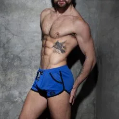 AD Fetish Short KANGOO Mesh Bleu 9 AD Fetish Short KANGOO Mesh Bleu -FÉMINITÉS boutique short kangoo mesh bleu 3