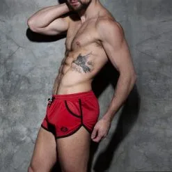 AD Fetish Short KANGOO Mesh Rouge -FÉMINITÉS boutique short kangoo mesh rouge 3