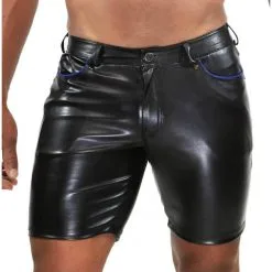 TOF Paris Short Long GLADIATOR Noir-Bleu -FÉMINITÉS boutique short long gladiator noir bleu 2