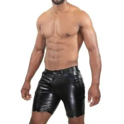 TOF Paris Short Long GLADIATOR Noir-Bleu -FÉMINITÉS boutique short long gladiator noir bleu 4