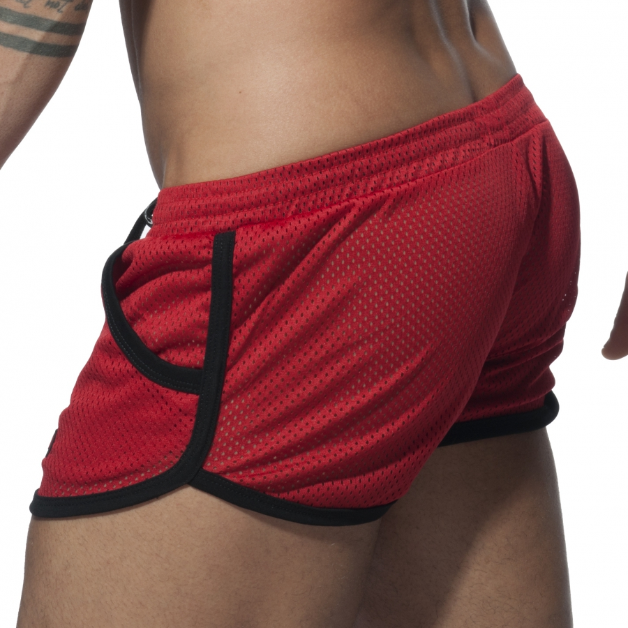 Addicted Short MESH ROCKY Rouge 2 Addicted Short MESH ROCKY Rouge – Image 2