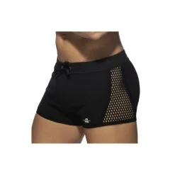 AD Fetish Short MESH STRIPED Noir