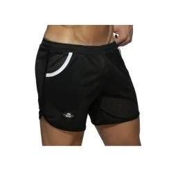 AD Fetish Short POCKET LONG ROCKY Noir-Blanc