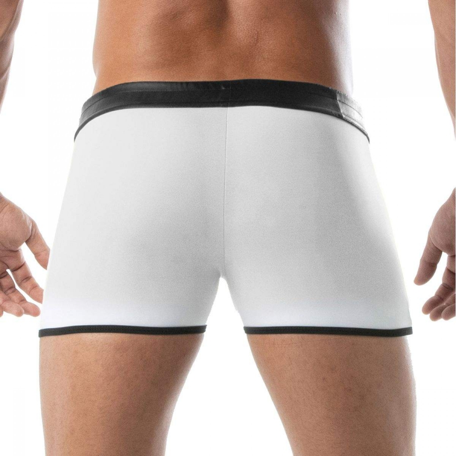 TOF Paris Short Sexy BAD BOYS Blanc 2 TOF Paris Short Sexy BAD BOYS Blanc – Image 2