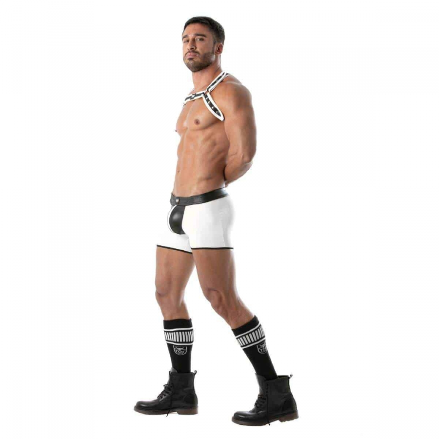 TOF Paris Short Sexy BAD BOYS Blanc 5 TOF Paris Short Sexy BAD BOYS Blanc – Image 5