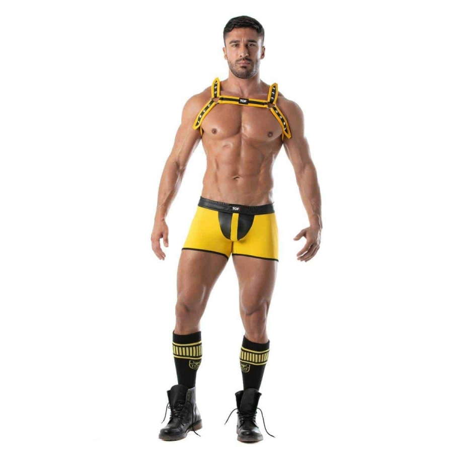 TOF Paris Short Sexy BAD BOYS Jaune 4 TOF Paris Short Sexy BAD BOYS Jaune – Image 4