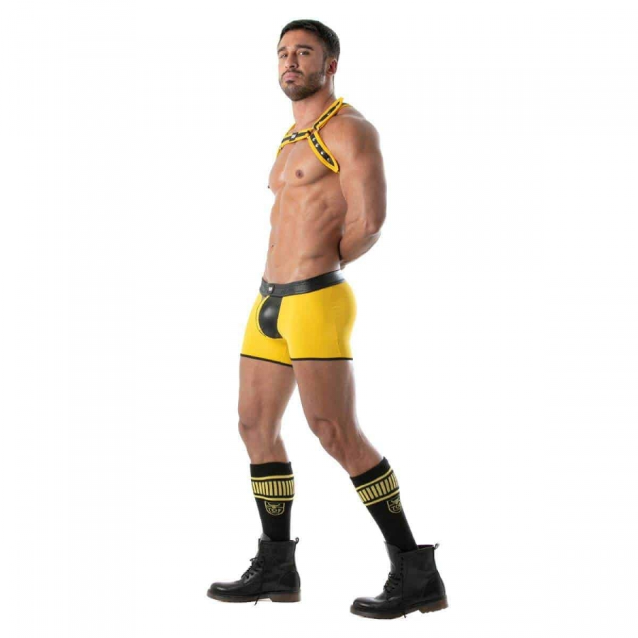 TOF Paris Short Sexy BAD BOYS Jaune 5 TOF Paris Short Sexy BAD BOYS Jaune – Image 5
