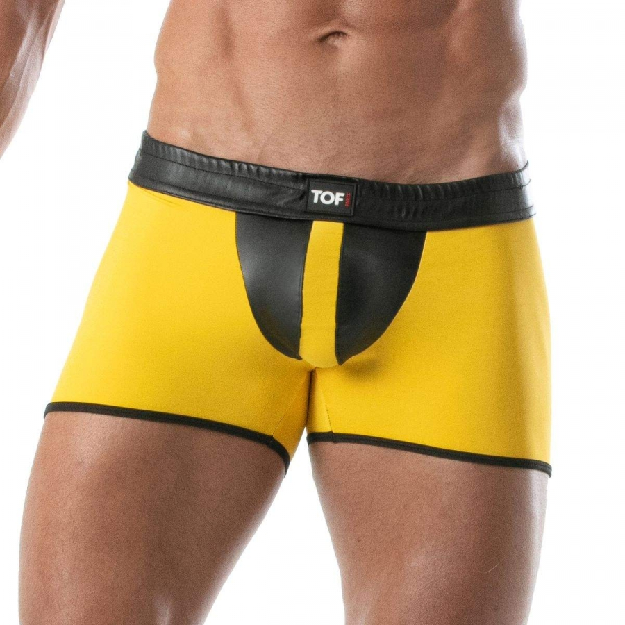 TOF Paris Short Sexy BAD BOYS Jaune 1 TOF Paris Short Sexy BAD BOYS Jaune