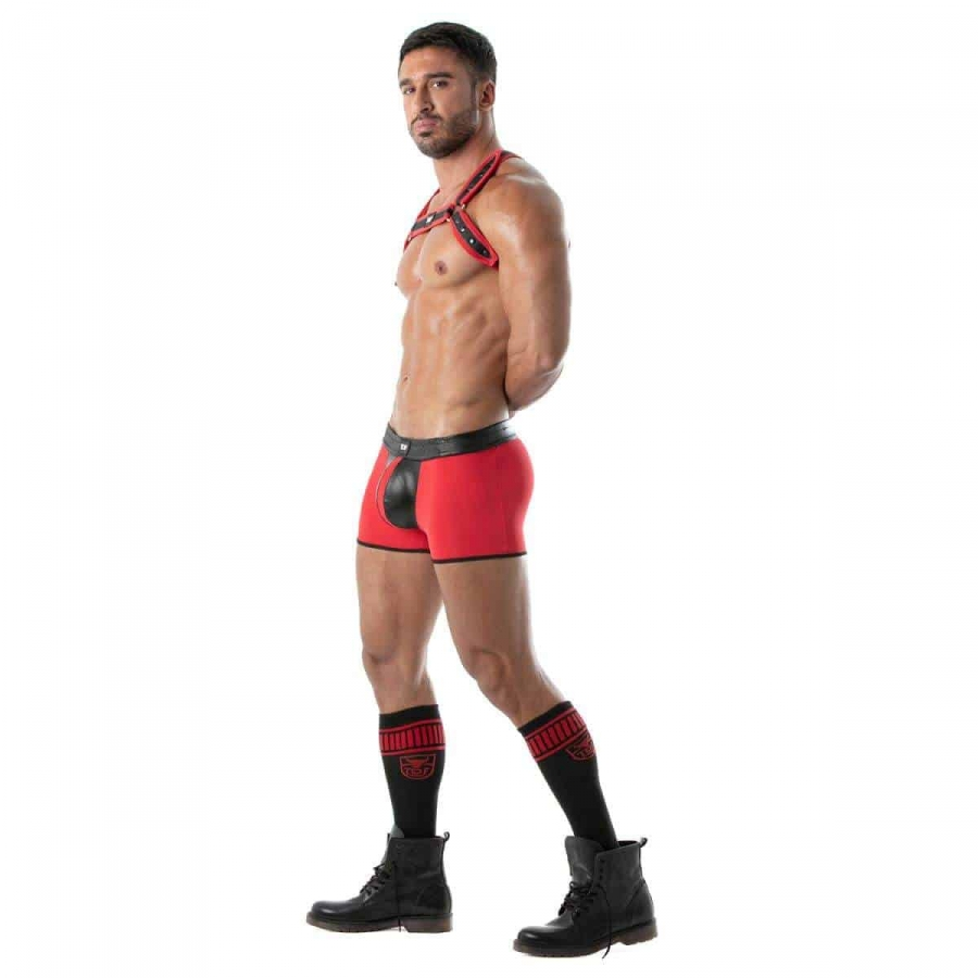 TOF Paris Short Sexy BAD BOYS Rouge 5 TOF Paris Short Sexy BAD BOYS Rouge – Image 5