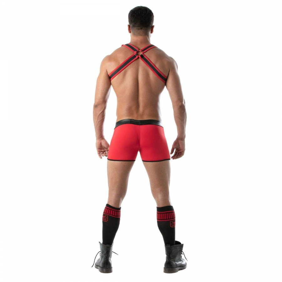 TOF Paris Short Sexy BAD BOYS Rouge 6 TOF Paris Short Sexy BAD BOYS Rouge – Image 6