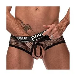 Male Power Shorty COCK PIT Noir