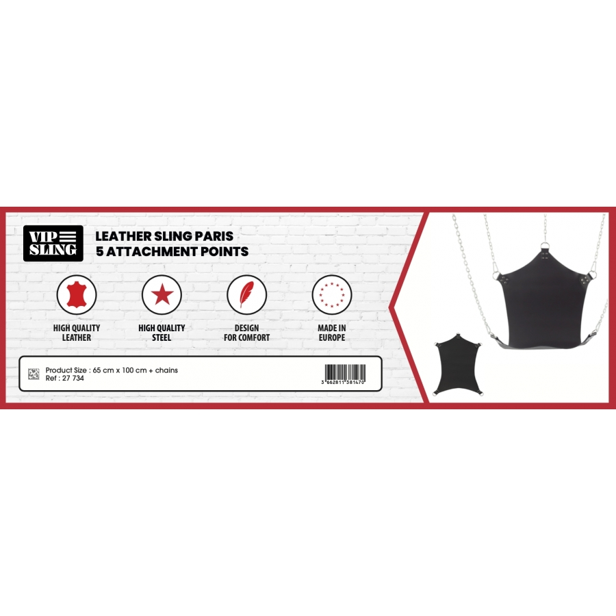 VIP Sling Sling En Cuir Paris 5 Points 2 VIP Sling Sling En Cuir Paris 5 Points – Image 2