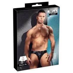 Black Level Men Slip Pressions GIGI Effet Vinyle Noir 10 Black Level Men Slip Pressions GIGI Effet Vinyle Noir -FÉMINITÉS boutique slip pressions gigi effet vinyle noir 2