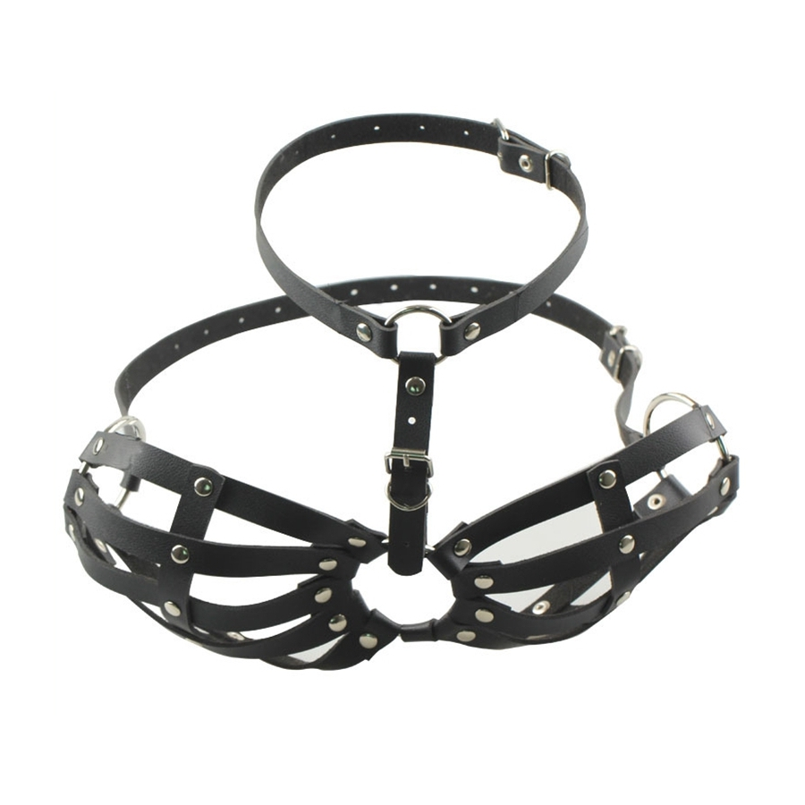 KinkHarness Soutien-gorge Simili LANYA Noir 1 KinkHarness Soutien-gorge Simili LANYA Noir