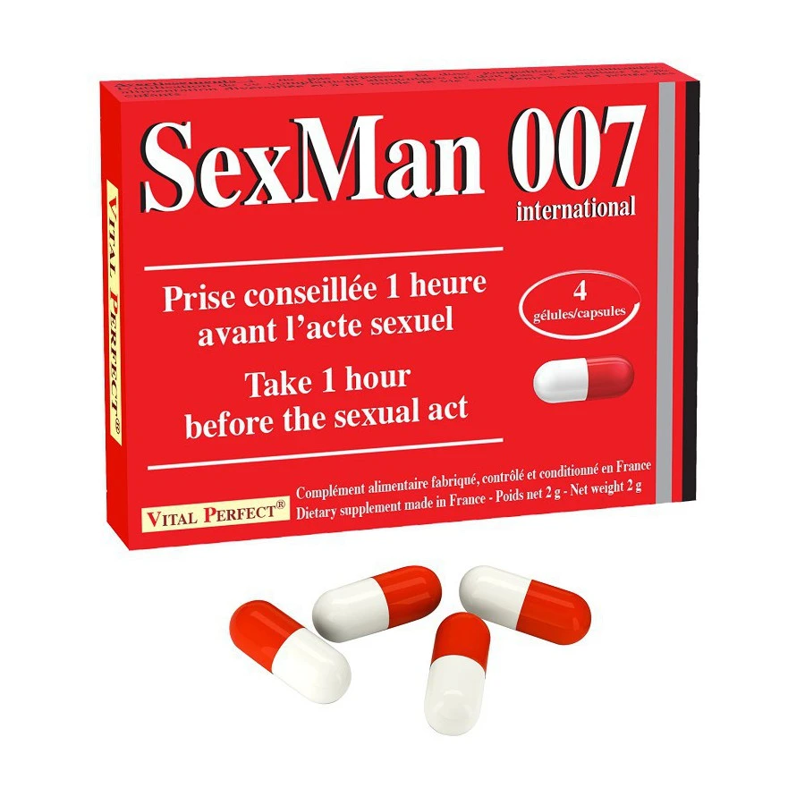 Vital Perfect Stimulant SexMan 007 4 Gélules 1 Vital Perfect Stimulant SexMan 007 4 Gélules