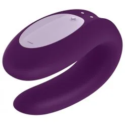 Stimulateur Connecté DOUBLE JOY Satisfyer Mauve -FÉMINITÉS boutique stimulateur connecte double joy satisfyer mauve 5