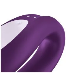 Stimulateur Connecté DOUBLE JOY Satisfyer Mauve -FÉMINITÉS boutique stimulateur connecte double joy satisfyer mauve 9