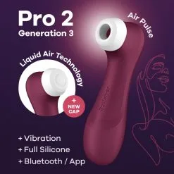 Stimulateur Connecté SATISFYER PRO 2 Génération 3 -FÉMINITÉS boutique stimulateur connecte satisfyer pro 2 generation 3 4