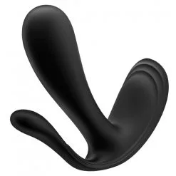 Stimulateur Connecté TOP SECRET + Satisfyer 9 X 3cm Noir -FÉMINITÉS boutique stimulateur connecte top secret satisfyer 9 x 3cm noir 3