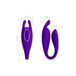 Stimulateur De Clitoris BILL Pretty Love 10 X 3.3 Cm Violet -FÉMINITÉS boutique stimulateur de clitoris bill pretty love 10 x 33 cm violet 9