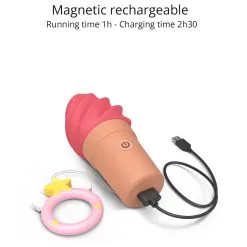 Love To Love Stimulateur De Clitoris CAND'ICE Raspberry Jolly -FÉMINITÉS boutique stimulateur de clitoris cand ice raspberry jolly 3