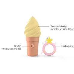 Stimulateur De Clitoris CAND'ICE Vanilla Pop Love To Love -FÉMINITÉS boutique stimulateur de clitoris cand ice vanilla pop love to love 2