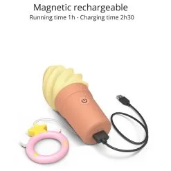 Stimulateur De Clitoris CAND'ICE Vanilla Pop Love To Love -FÉMINITÉS boutique stimulateur de clitoris cand ice vanilla pop love to love 3