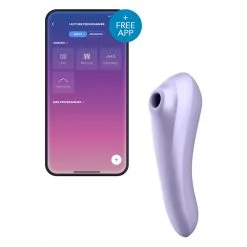 Satisfyer Stimulateur De Clitoris Connecté DUAL PLEASURE Mauve