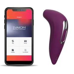 Stimulateur De Clitoris Connecté PULSE UNION Svakom 12cm Violet