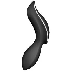 Stimulateur De Clitoris CURVY TRINITY 2 Satisfyer Noir -FÉMINITÉS boutique stimulateur de clitoris curvy trinity 2 satisfyer noir 2