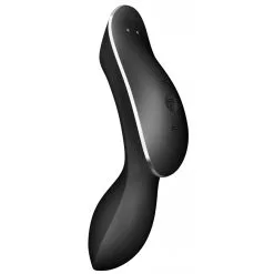 Stimulateur De Clitoris CURVY TRINITY 2 Satisfyer Noir -FÉMINITÉS boutique stimulateur de clitoris curvy trinity 2 satisfyer noir 3