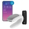 Stimulateur De Clitoris DOUBLE FUN Satisfyer Blanc-Silver