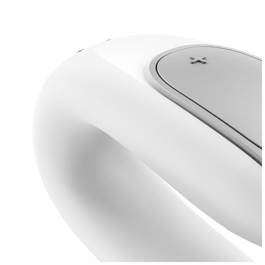 Stimulateur De Clitoris DOUBLE FUN Satisfyer Blanc-Silver 6 Stimulateur De Clitoris DOUBLE FUN Satisfyer Blanc-Silver – Image 6