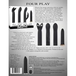 Evolved Stimulateur De Clitoris FOUR PLAY 7 Vibrations -FÉMINITÉS boutique stimulateur de clitoris four play 7 vibrations 6