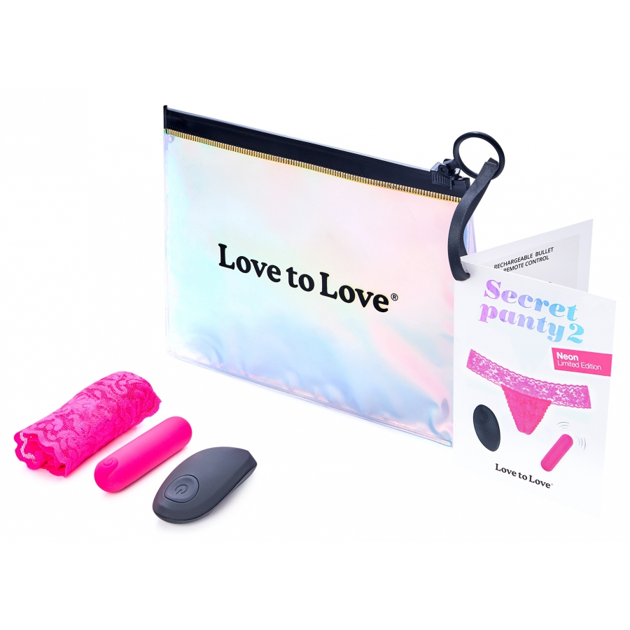 Love To Love Stimulateur De Clitoris SECRET PANTY 2 Rose 2 Love To Love Stimulateur De Clitoris SECRET PANTY 2 Rose – Image 2