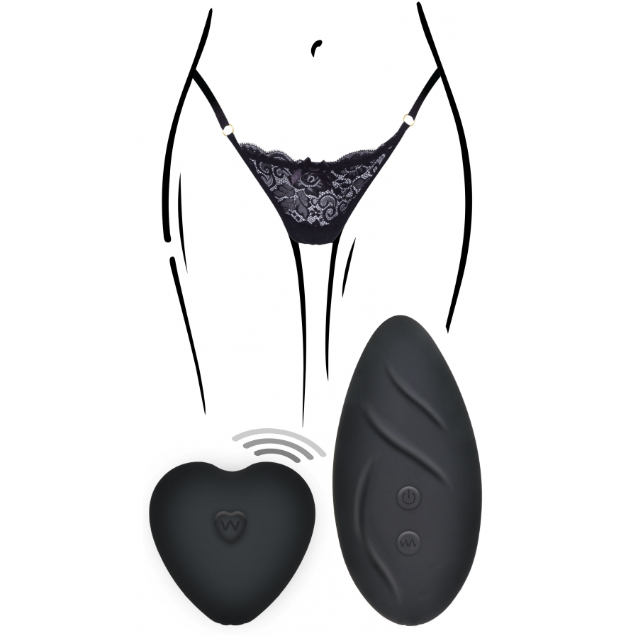 Toy Joy Stimulateur De Clitoris Télécommandé PANTY ANGEL Noir 1 Toy Joy Stimulateur De Clitoris Télécommandé PANTY ANGEL Noir