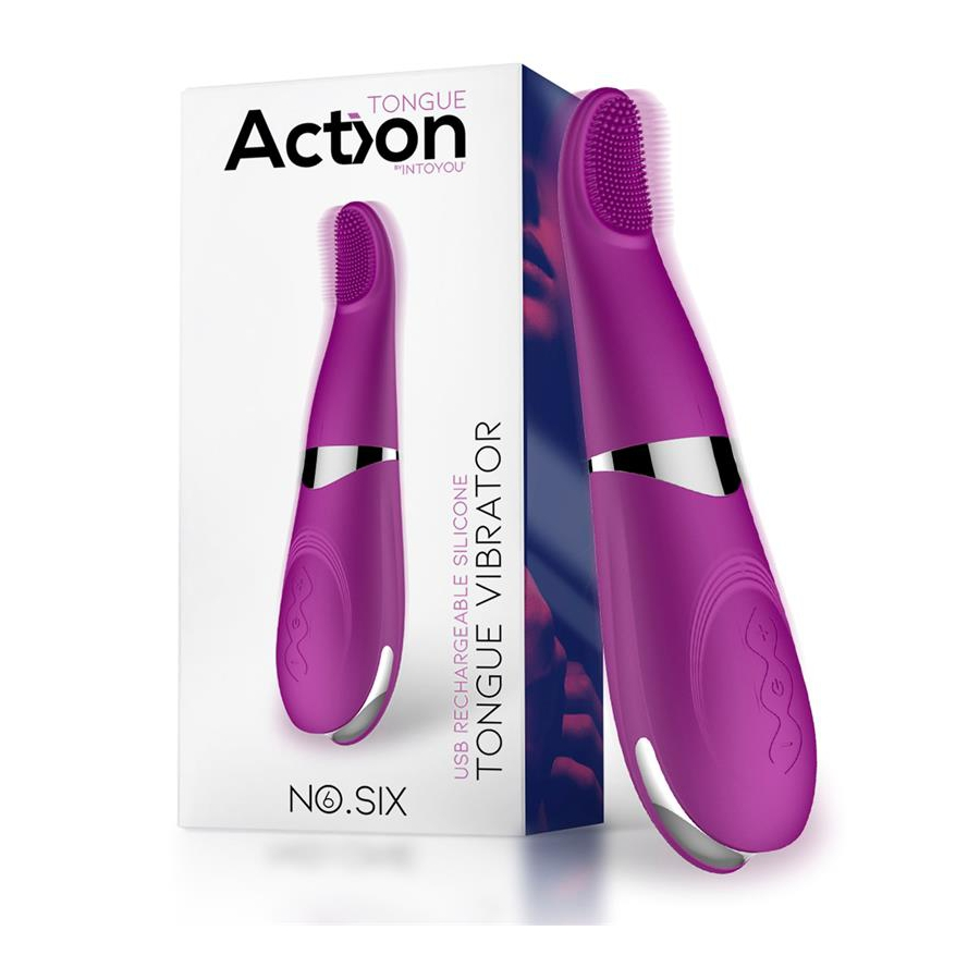 Action Stimulateur De Clitoris TONGUE VIBRATOR 19cm Violet 1 Action Stimulateur De Clitoris TONGUE VIBRATOR 19cm Violet