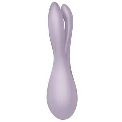 Stimulateur De Clitoris Vibrant THREESOME 2 Satisfyer Violet -FÉMINITÉS boutique stimulateur de clitoris vibrant threesome 2 satisfyer violet 6