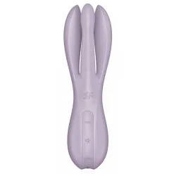 Stimulateur De Clitoris Vibrant THREESOME 2 Satisfyer Violet -FÉMINITÉS boutique stimulateur de clitoris vibrant threesome 2 satisfyer violet 8