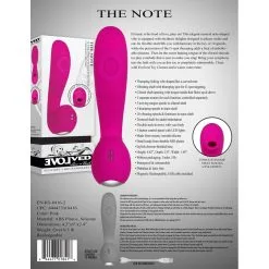 Evolved Stimulateur De Clitoris + Vibro THE NOTE 16cm -FÉMINITÉS boutique stimulateur de clitoris vibro the note 16cm 3
