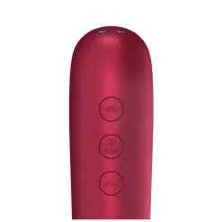 Satisfyer Stimulateur De Clitoris + Vibromasseur DUAL LOVE Rouge -FÉMINITÉS boutique stimulateur de clitoris vibromasseur dual love rouge 3