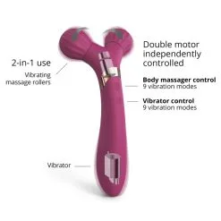 Stimulateur Double Fonction FIREBALL Love To Love Rose -FÉMINITÉS boutique stimulateur double fonction fireball love to love rose 2