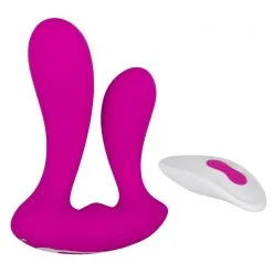 Adam & Eve Stimulateur Double Plaisir DUAL ENTRY 9 X 3cm Rose