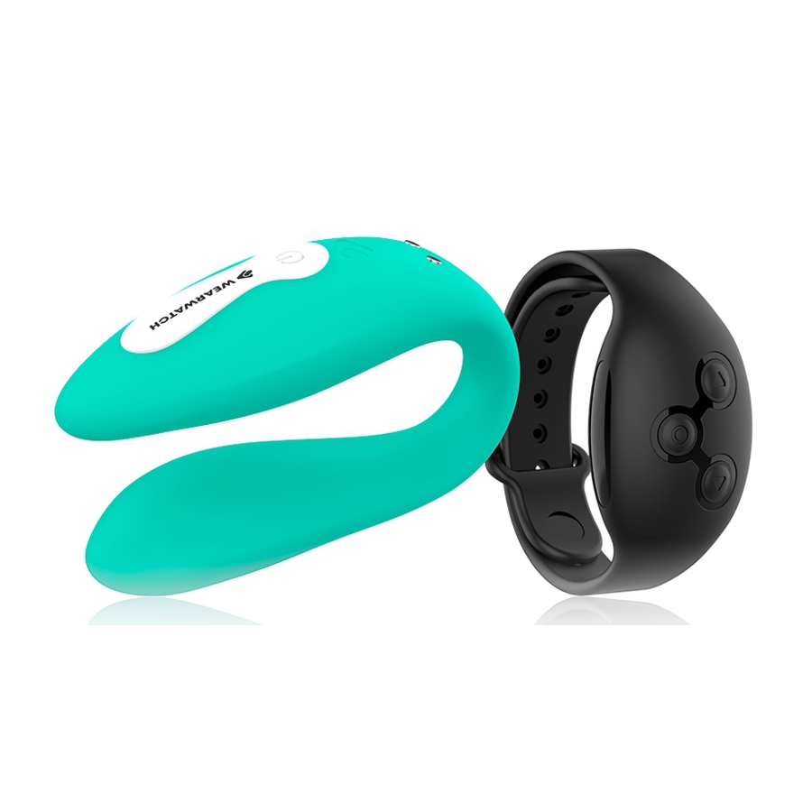 WEARWATCH Stimulateur DUAL PLEASURE Turquoise 1 WEARWATCH Stimulateur DUAL PLEASURE Turquoise